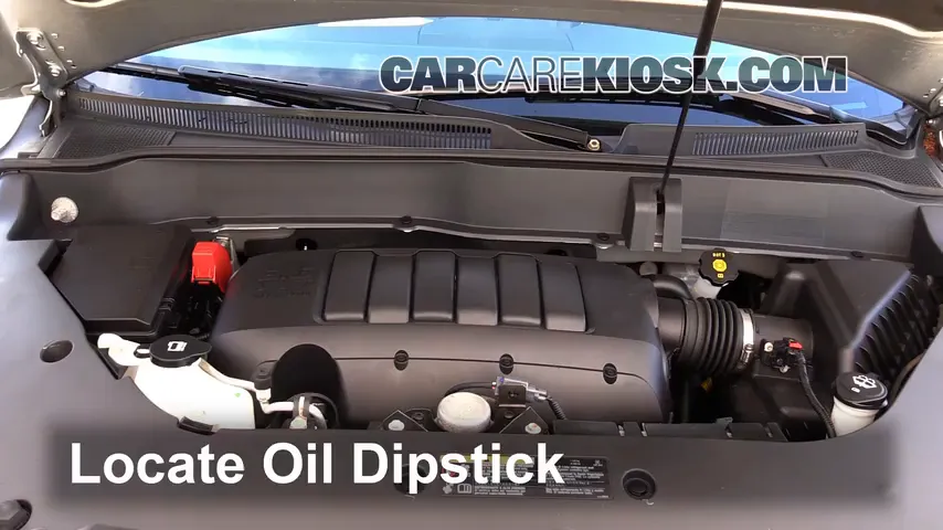 2014 Buick Enclave 3.6L V6 Huile Vérifier le niveau de l'huile